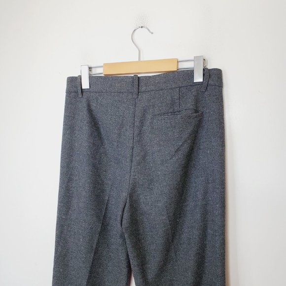 Revolve Dress Addict Pants High Rise Wool Lady-like Business Career Grey 38 NWT - Picture 6 of 14